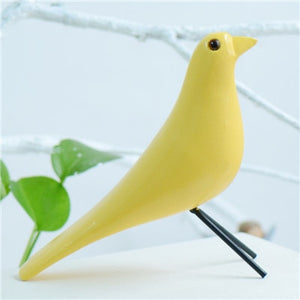 Wood  Bird Figurine