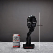Load image into Gallery viewer, Black White Face Figurines
