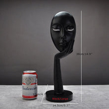 Load image into Gallery viewer, Black White Face Figurines