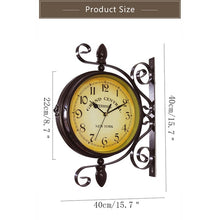 Load image into Gallery viewer, Antique Double-sided Clock