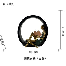 Load image into Gallery viewer, Reading Girl Figurines