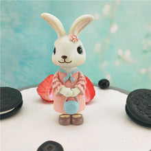 Load image into Gallery viewer, Rabbits Miniature Figurines
